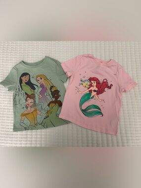 Disney Princess Graphic Tees Bundle - 3T